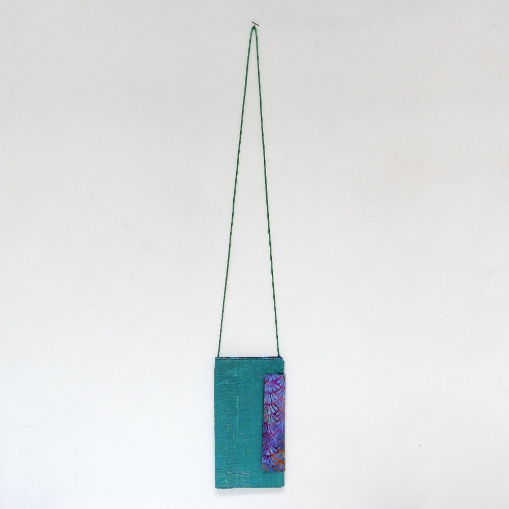 New - More than Just a Passport Wallet - handmade Dupioni silk.
